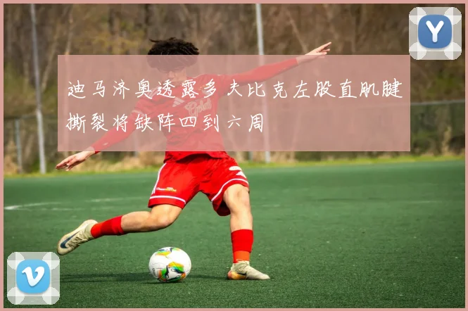 迪马济奥透露多夫比克左股直肌腱撕裂将缺阵四到六周